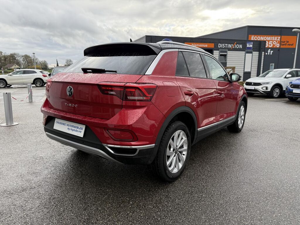 Volkswagen T-Roc occasion automatique diesel près d'Yvetôt – SUV récent faible kilométrage