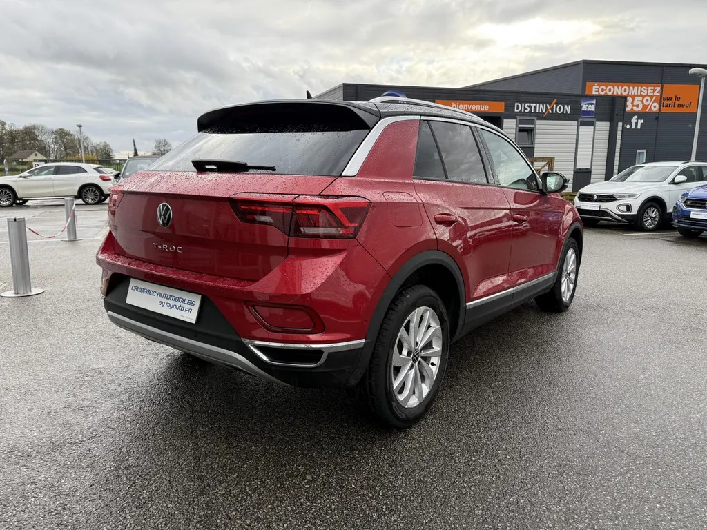 Volkswagen T-Roc occasion automatique diesel près d'Yvetôt – SUV récent faible kilométrage