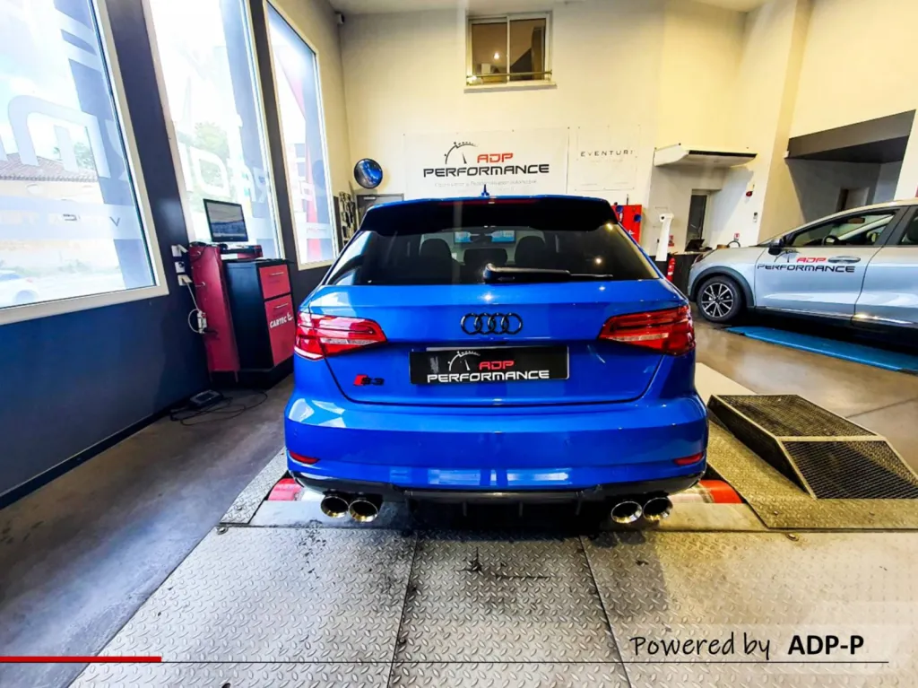 Reprogrammation moteur Stage 1 + Conversion bio éthanol E85 AUDI S3 8V Mk2 2.0 TFSI 310 PS | ADP Performance Vaucluse