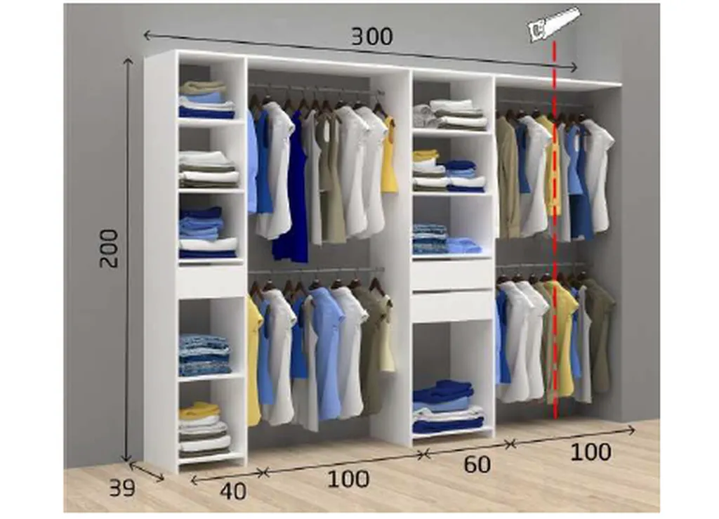 Aménagement de placard Alice