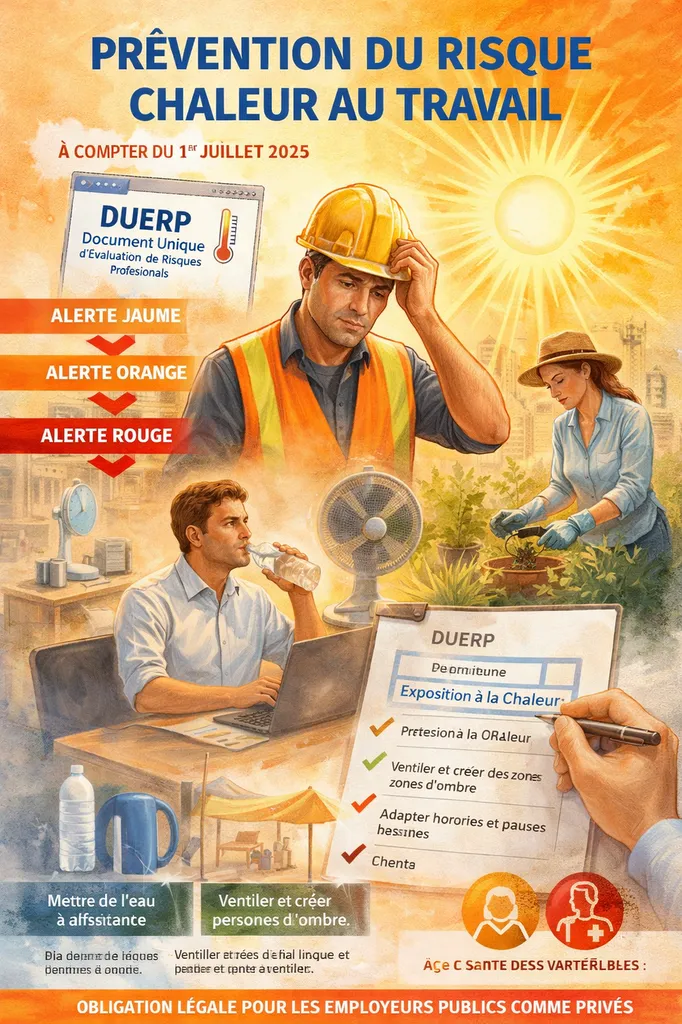 DUERP et réchauffement climatique en PACA : comment intégrer les risques professionnels et psychosociaux liés à la chaleur pour protéger vos salariés
