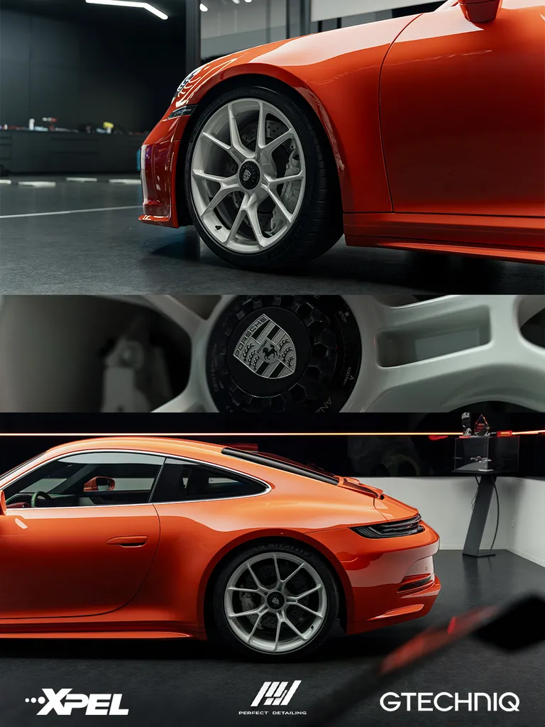 Porsche 911 TOURING ORANGE FUSION - PPF XPEL INTEGRAL - BRUXELLES