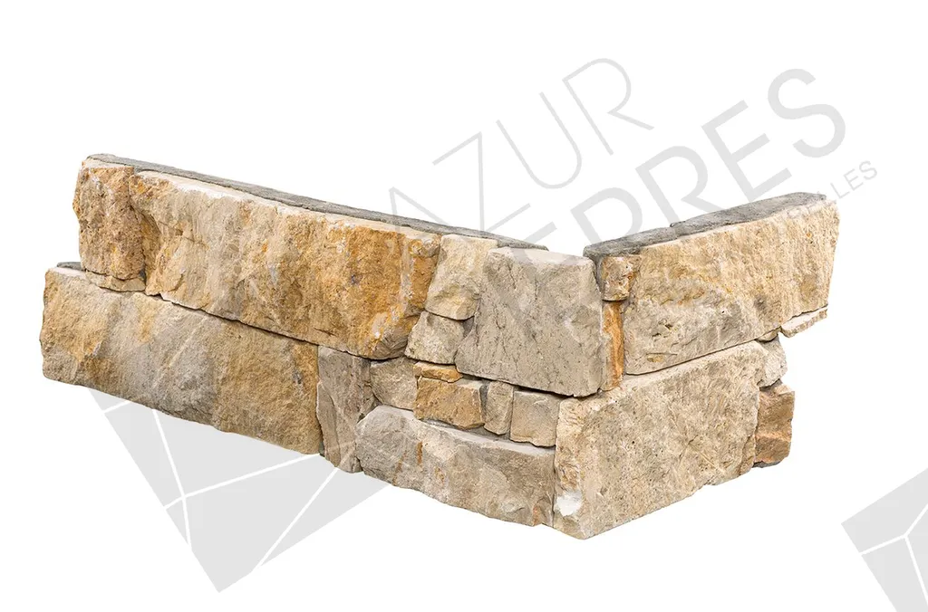 parement travertin beige pierre naturelle