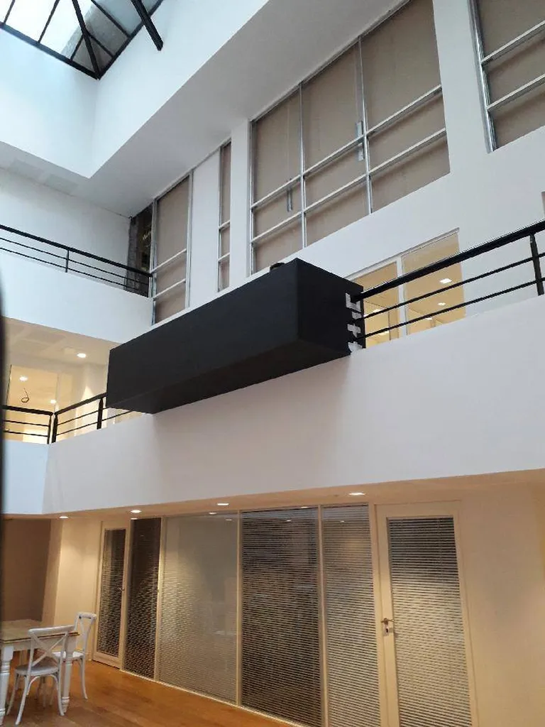 Meuble en stratifié noir Phénix