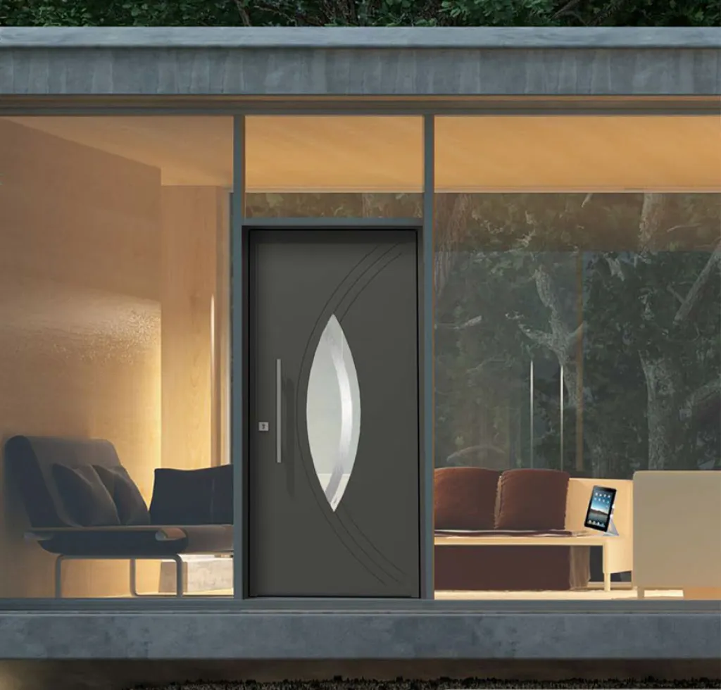 Porte d'entrée en alu Archi