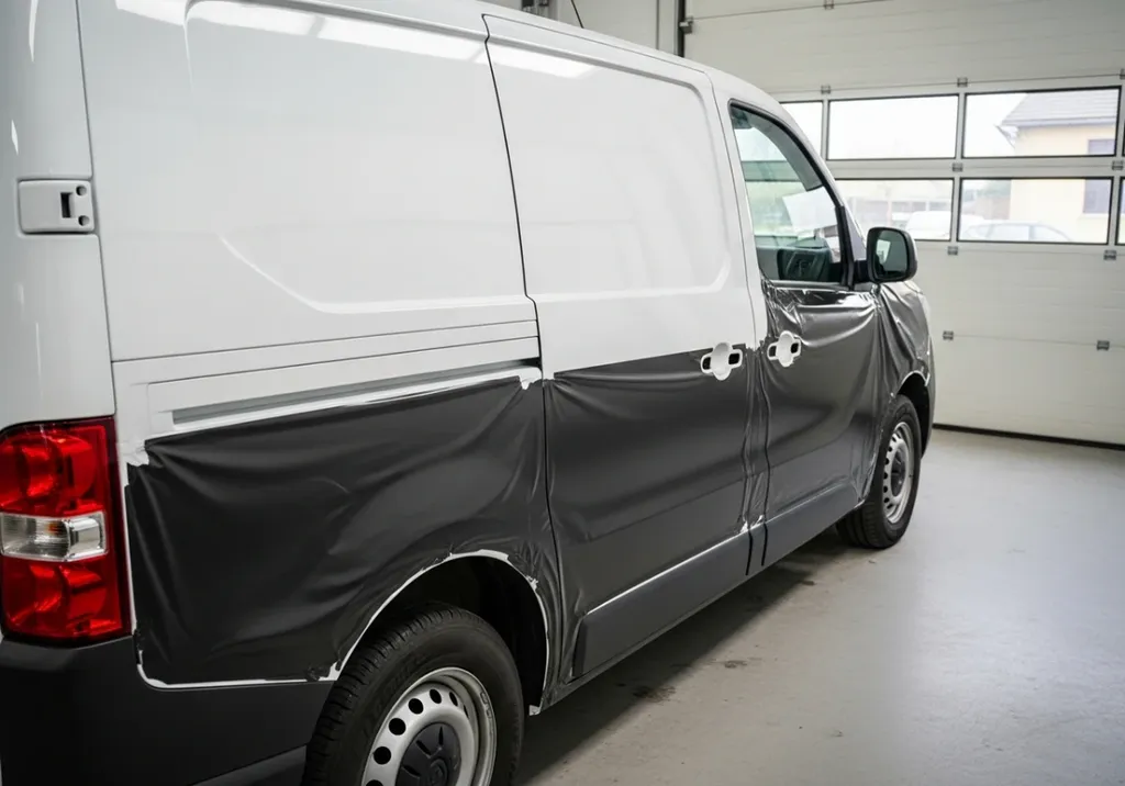 Pose de covering utilitaire et marquage publicitaire pour artisans, commerçants et flottes d'entreprise à Houdan 78550 proche de Maulette dans les Yvelines