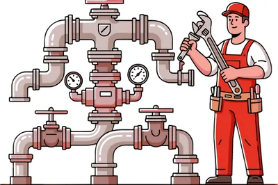 entretien pluriannuel canalisations d'habitations pour éviter casse et fissure immeuble 