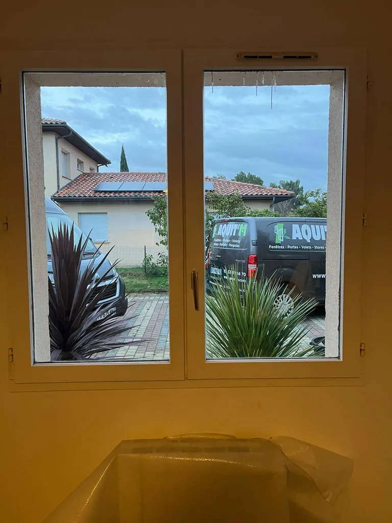 Pessac, avant la rénovation par une fenêtre PVC par Aquit'M