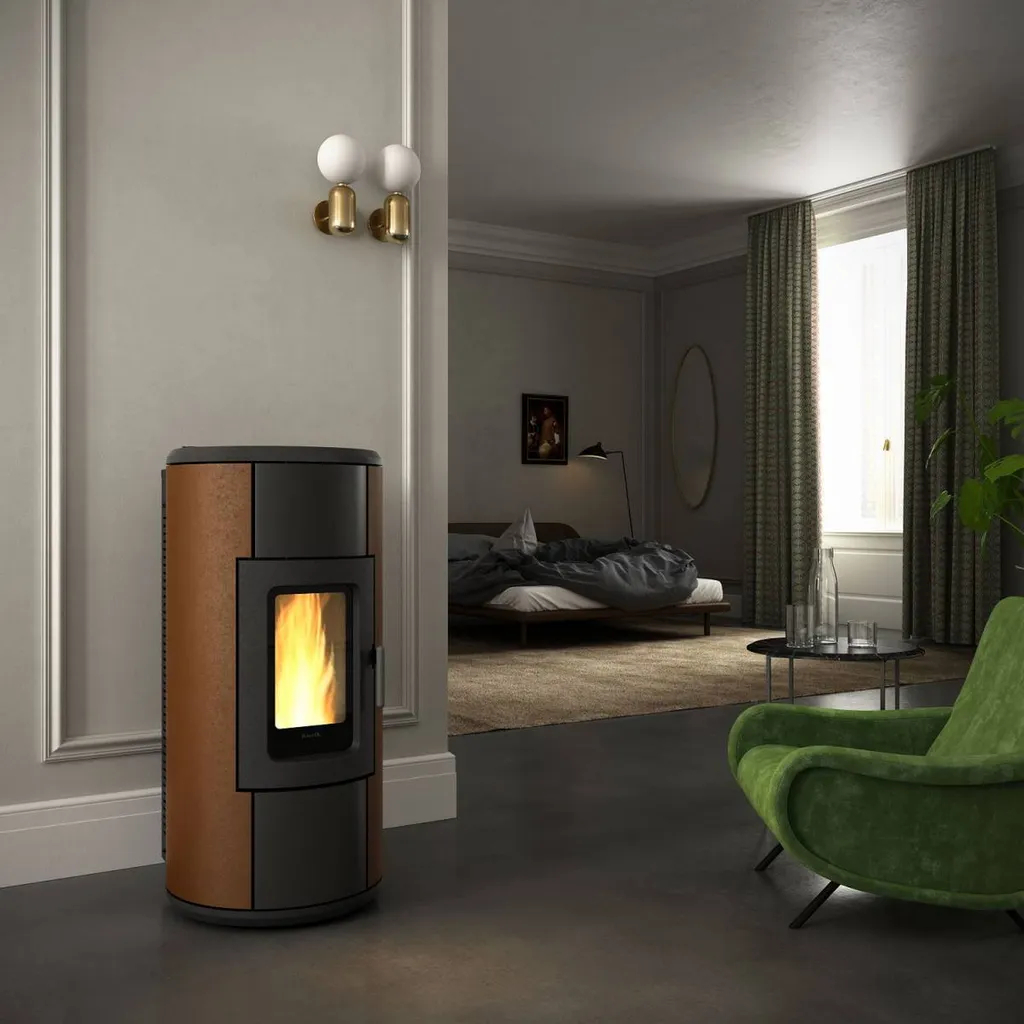 Poêle à granulés RAVELLI R-evolution convection naturelle brasier autonettoyant à Langon Gironde