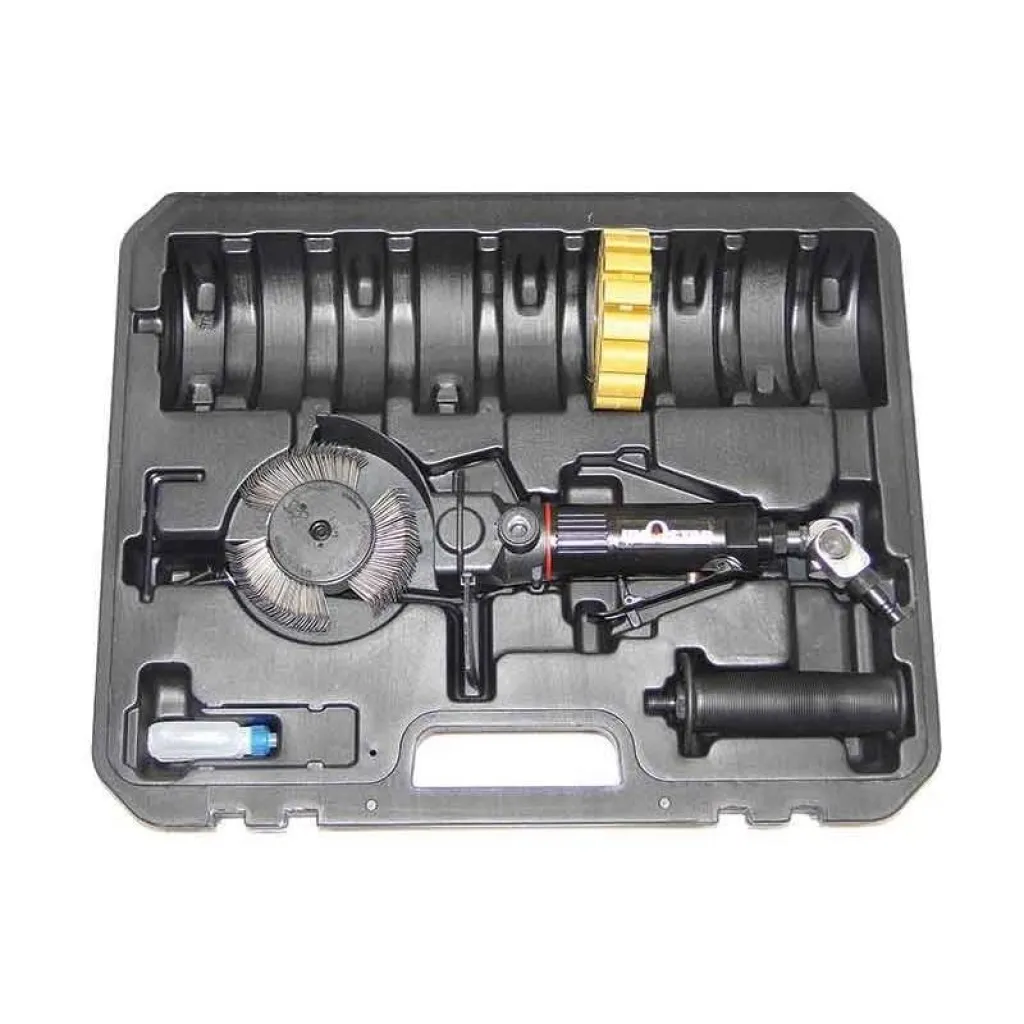 valise brosseuse pneumatique avec 2 brosses