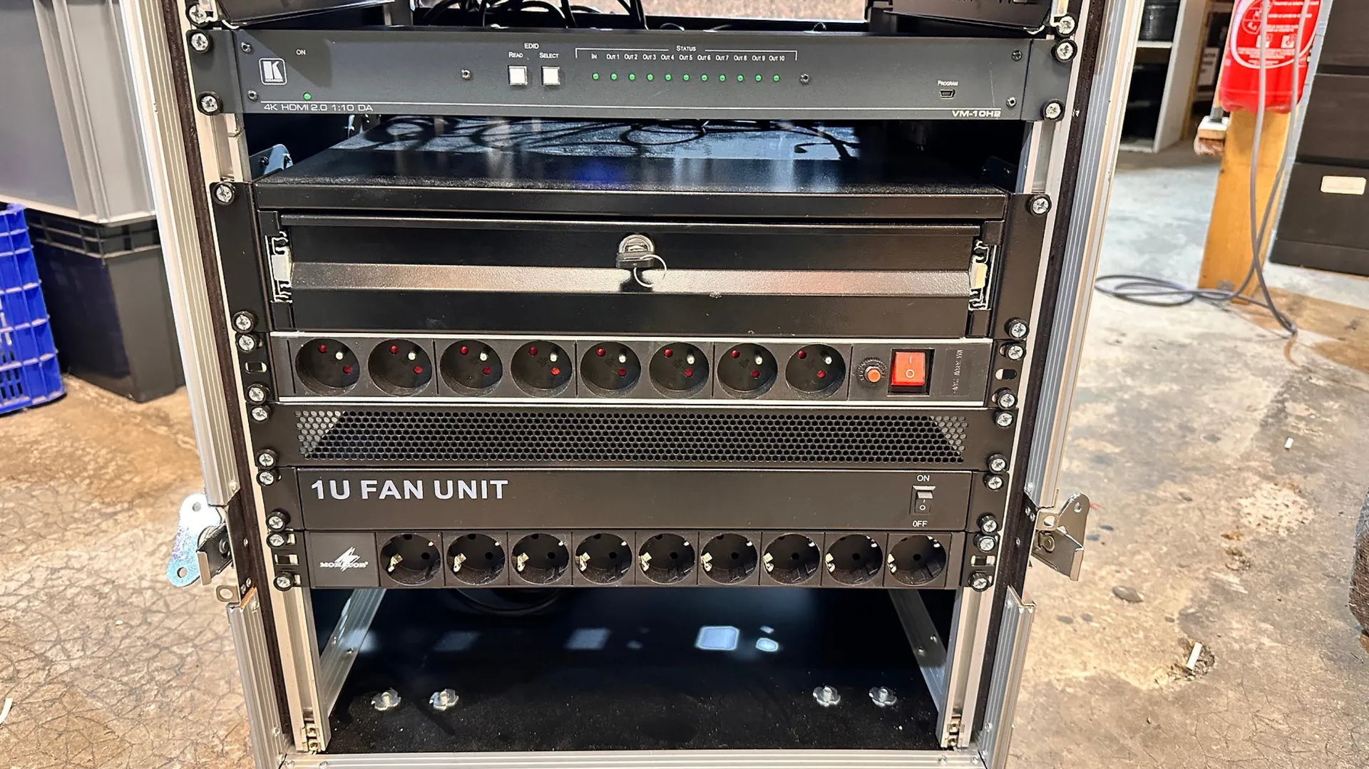 RACK REGIE VIDEO NUMERIQUE PRO 2