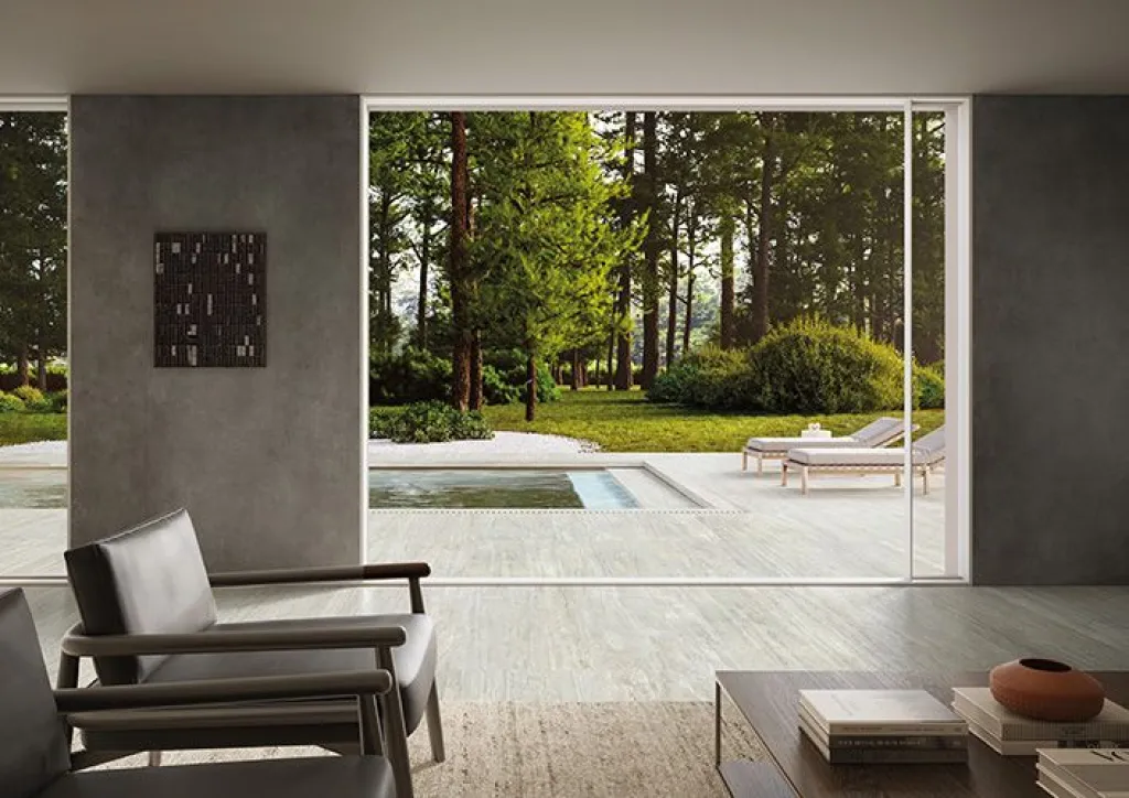 Apportez un style minéral à votre intérieur avec notre carrelage effet pierre naturelle travertin en vente proche de Sotteville-lès-Rouen.