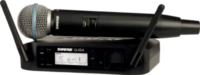 Location de Micro H.F. Shure - GLXD24 / Beta 58A