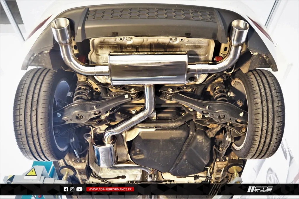 Ligne complète   catalyseur sport CTS Turbo Le Pontet - VW Golf 7 GTI - ADP Performance