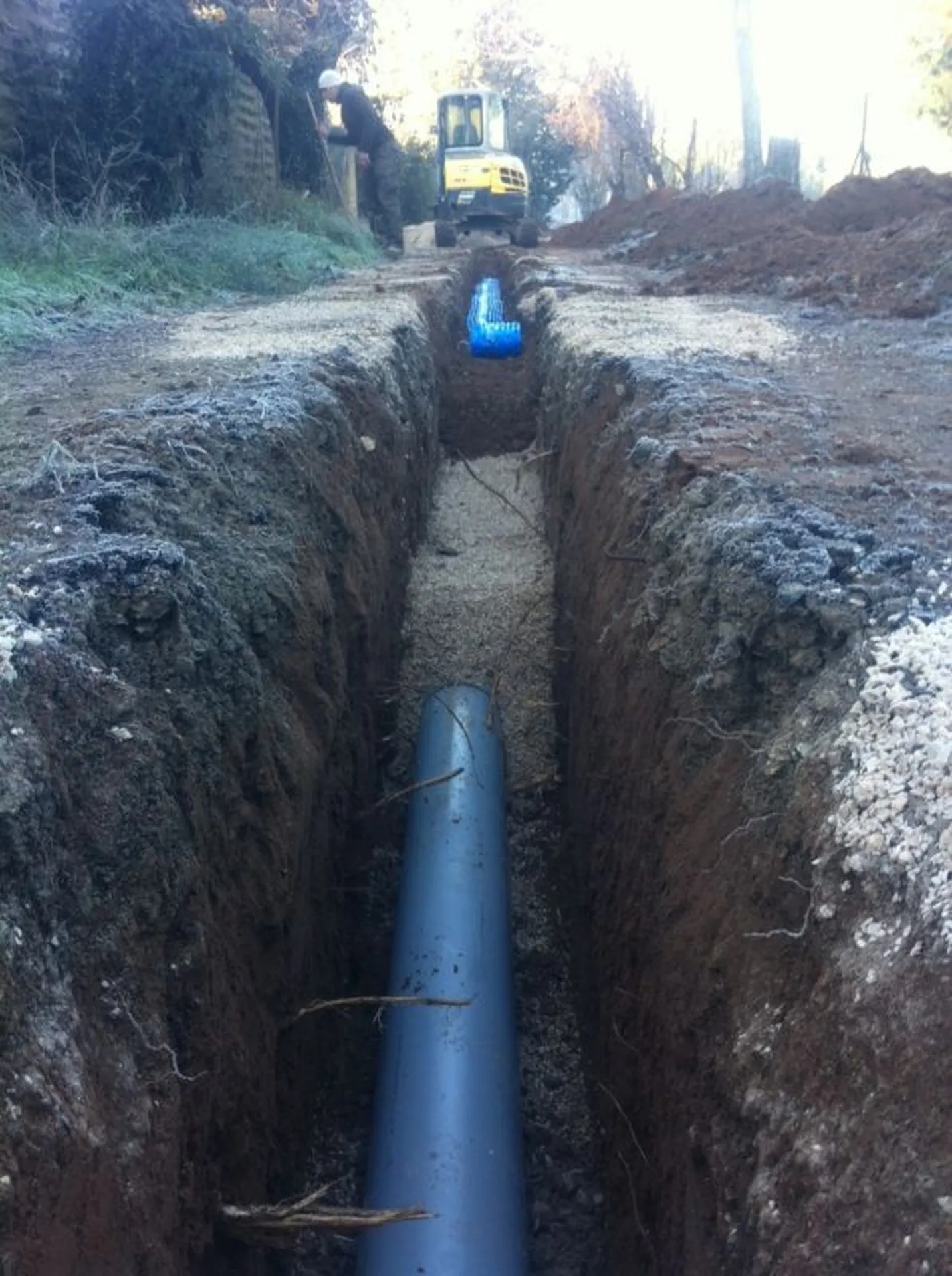 tout-à-l’égout pour un petit lotissement