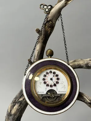 HEBDOMAS - Montre de gousset suisse 8 jours