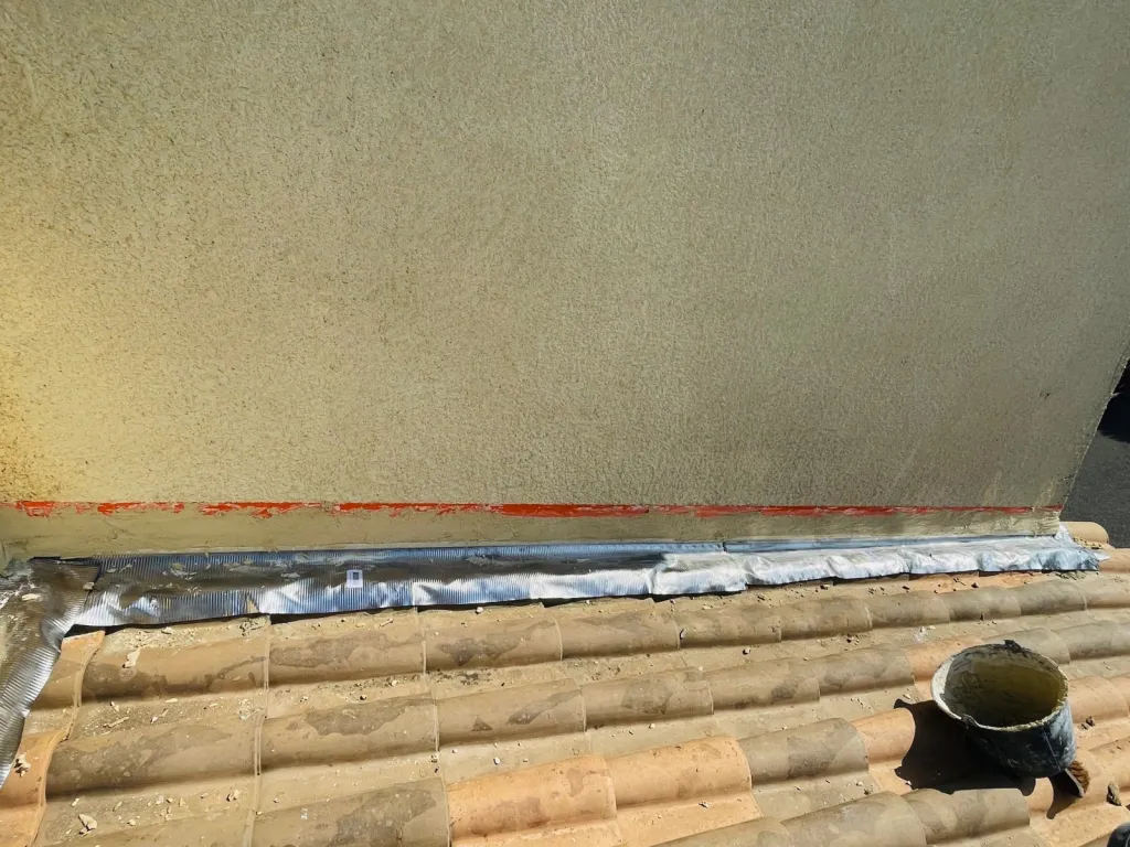 Changement des Solins en Plomb d’une toiture sur Aix en Provence