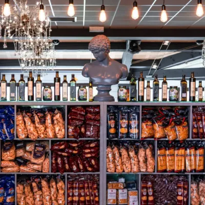 Epicerie fine dans restaurant italien à Pernes les Fontaines