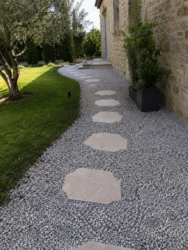 Où acheter des pas japonais en Travertin format irrégulier pour décorer son jardin à Saint Sulpice et Cameyrac