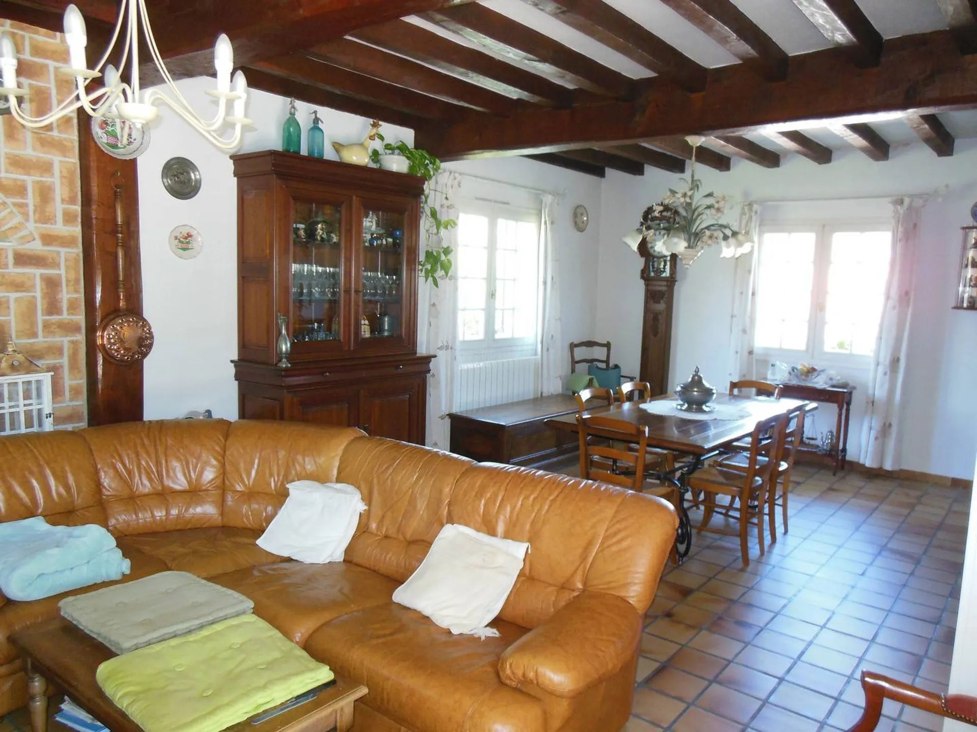 Maison récente, village côtier, Criel sur Mer (76)