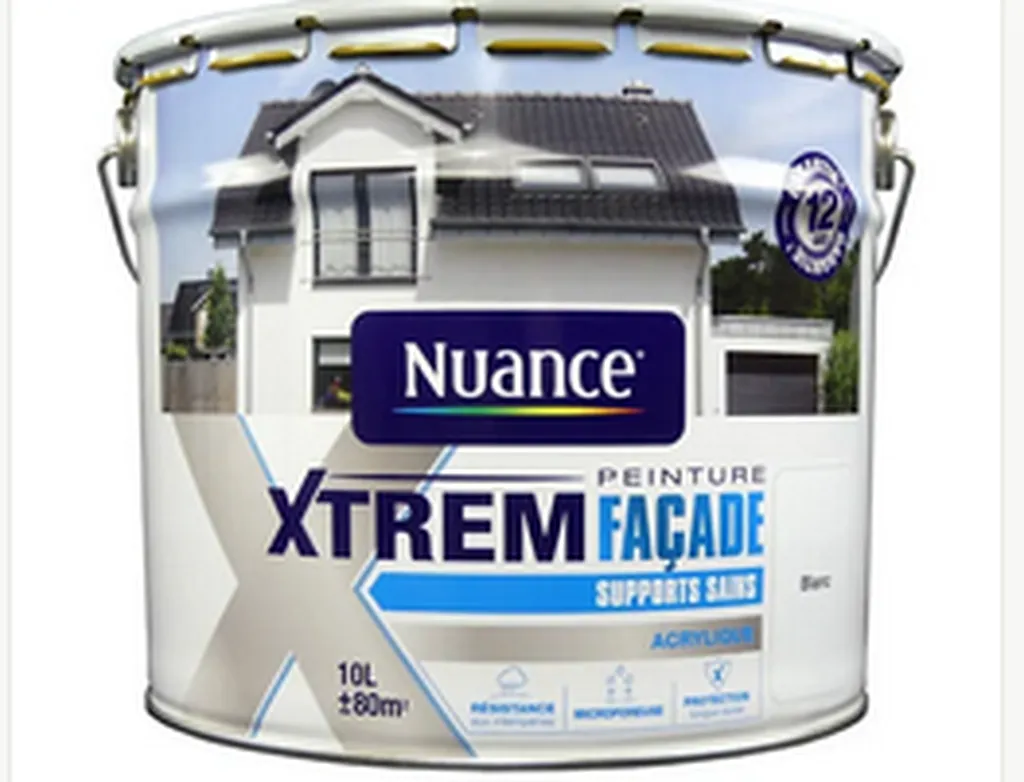 Nuance Xtrem Façade supports sains acrylique