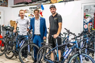 Flocage bicyclette pour la ville de Grasse 06 événement