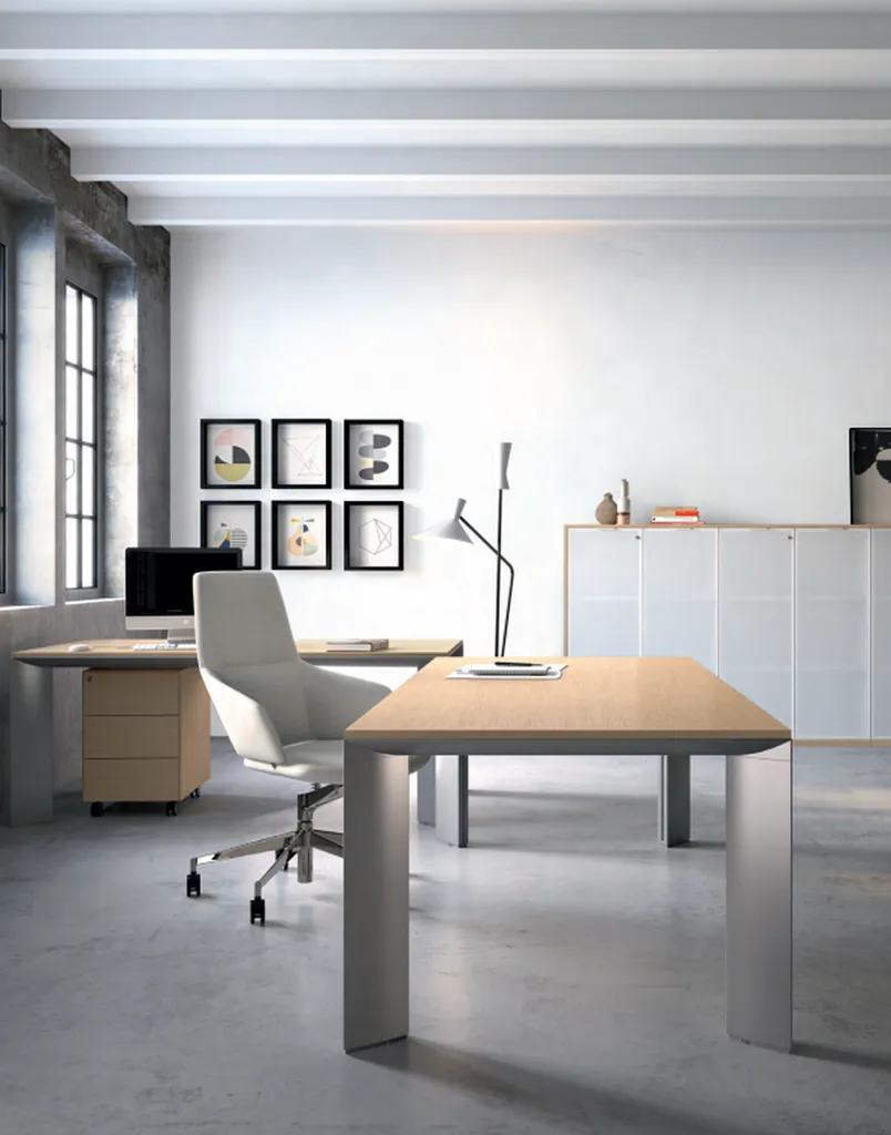 Mobilier de bureau direction KONO avec retour Bois à Alès