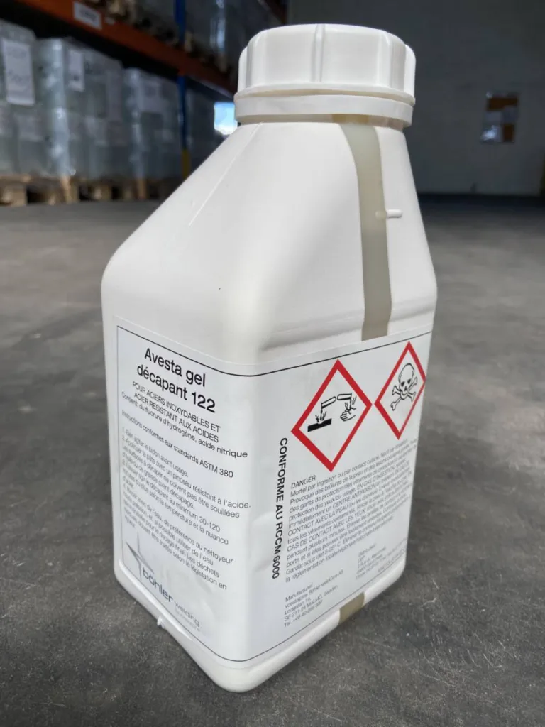 AVESTA 122 - Produit de décapage sous forme de pâte pour application lors du traitement d'une surface en inox - Ille-et-Vilaine (35)