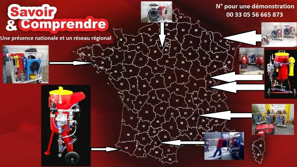 réseau aérogommage Lyon et Rhône alpes