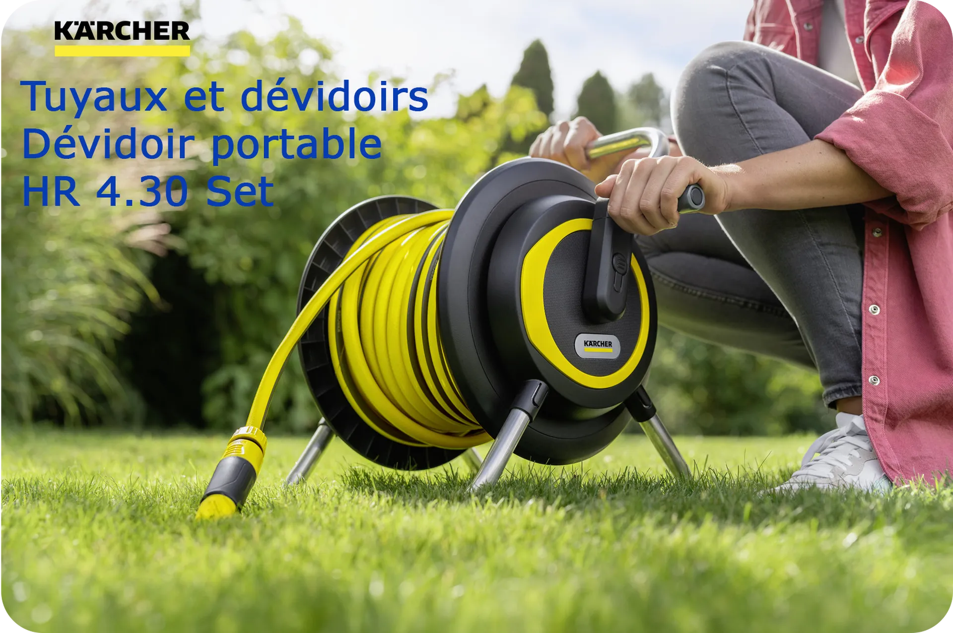 Tuyaux et dévidoirs  Dévidoir portable HR 4.30 Set - Kärcher