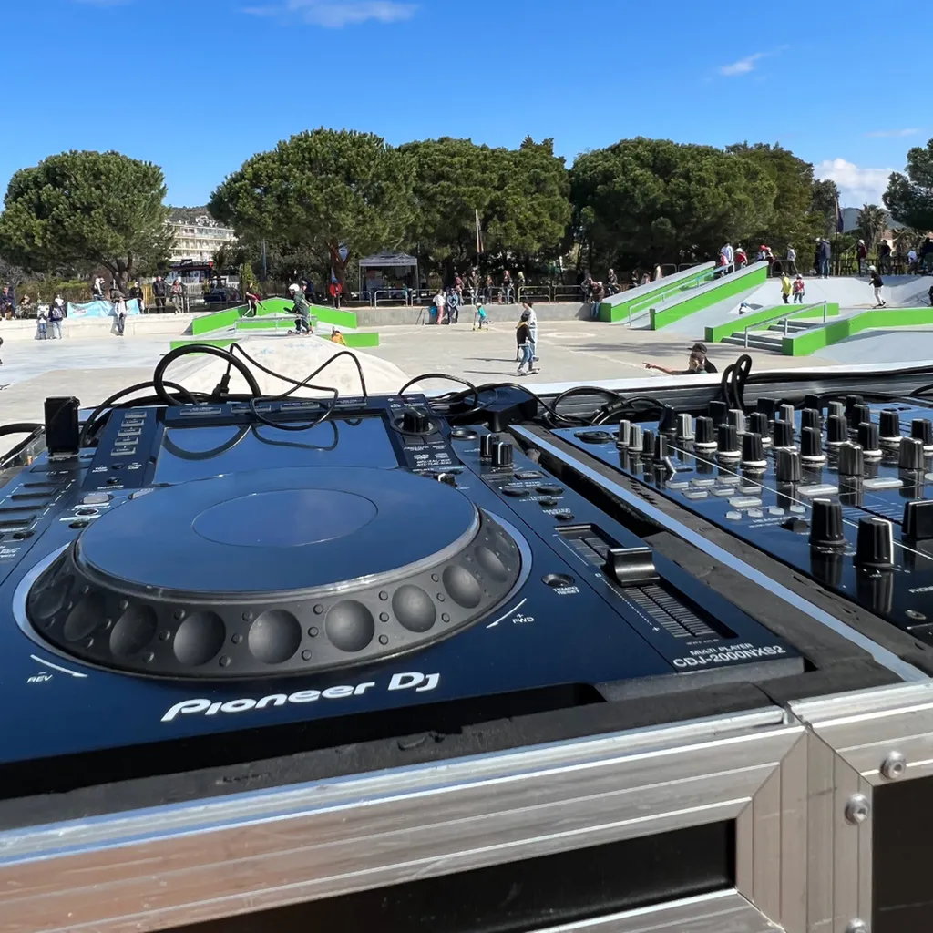 Prestation Skate Park de Hyères 83 Samba Audio Pro