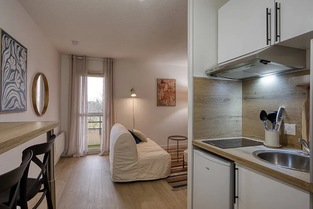 Magnifique studio de 20m2 avec balcon et parking TOULOUSE ANCELY | PURPAN 