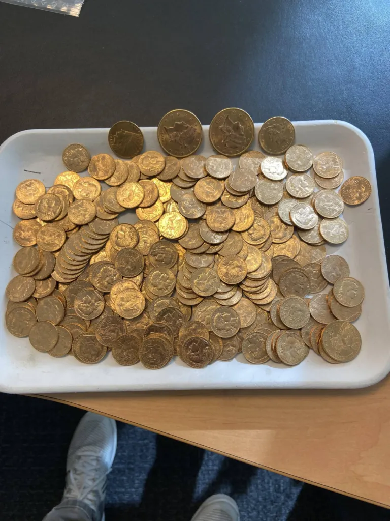 Achat et vente de pièces d'or