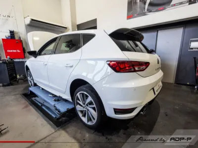 Installation downpipe decata Supersprint Seat Leon 5F 1.8 TSi 180cv | ADP Performance Bouches du Rhône