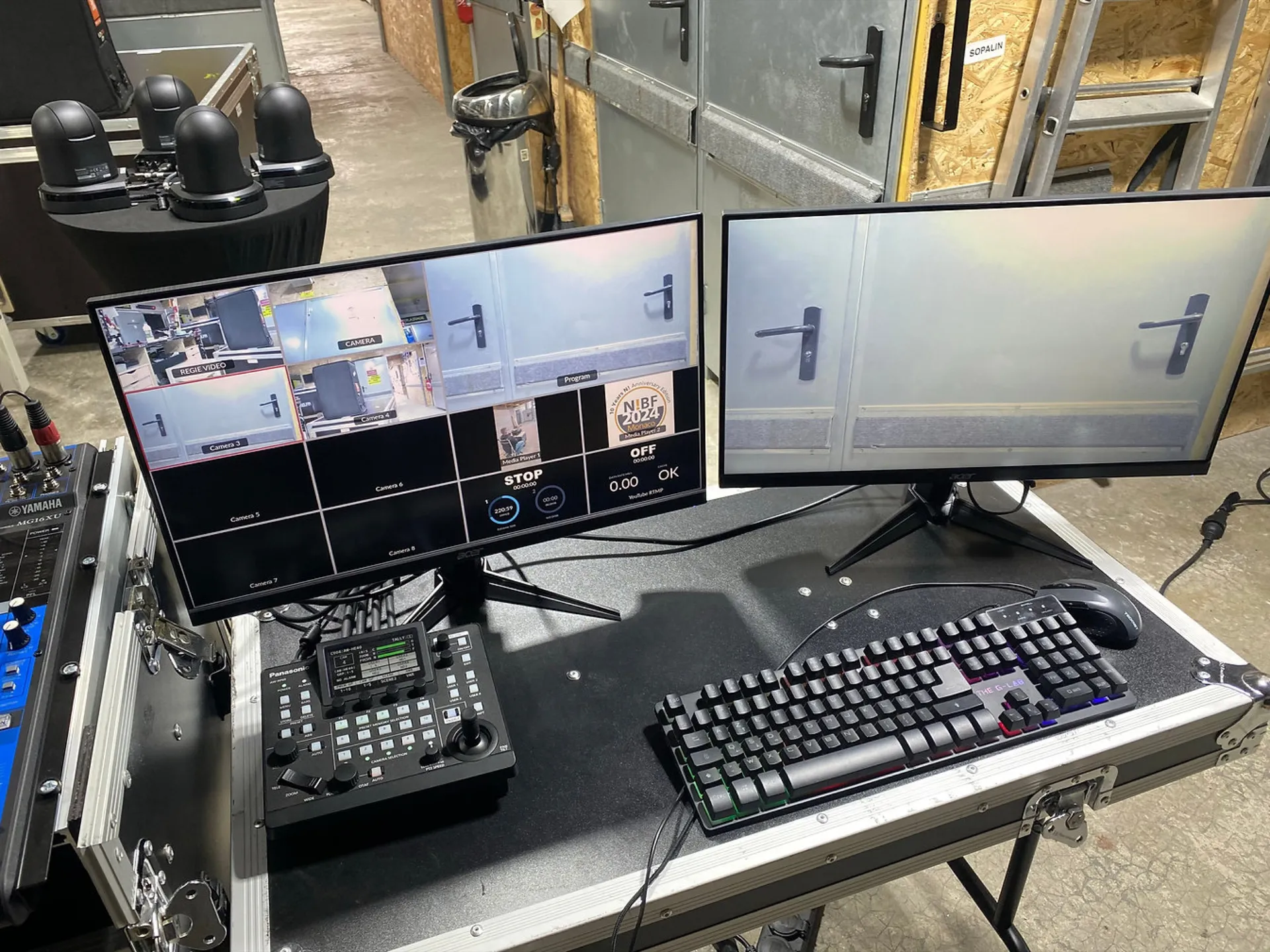 RACK REGIE AUDIO VIDEO CAPTATION STREAM