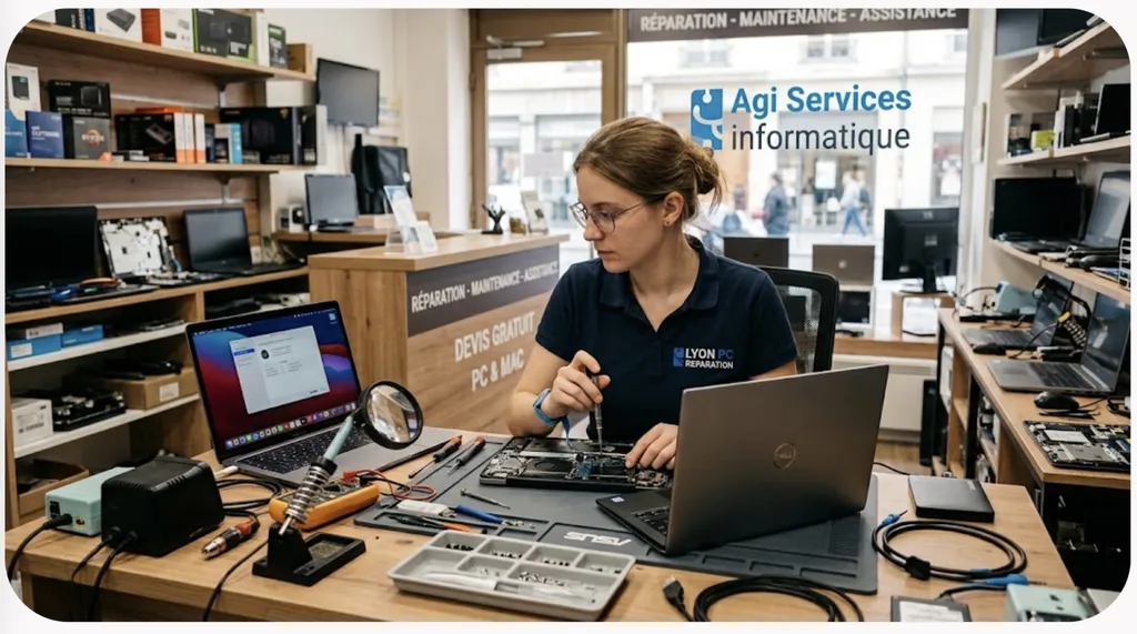 Réparation d'ordinateurs aussi bien pour les particuliers que pour les entreprises