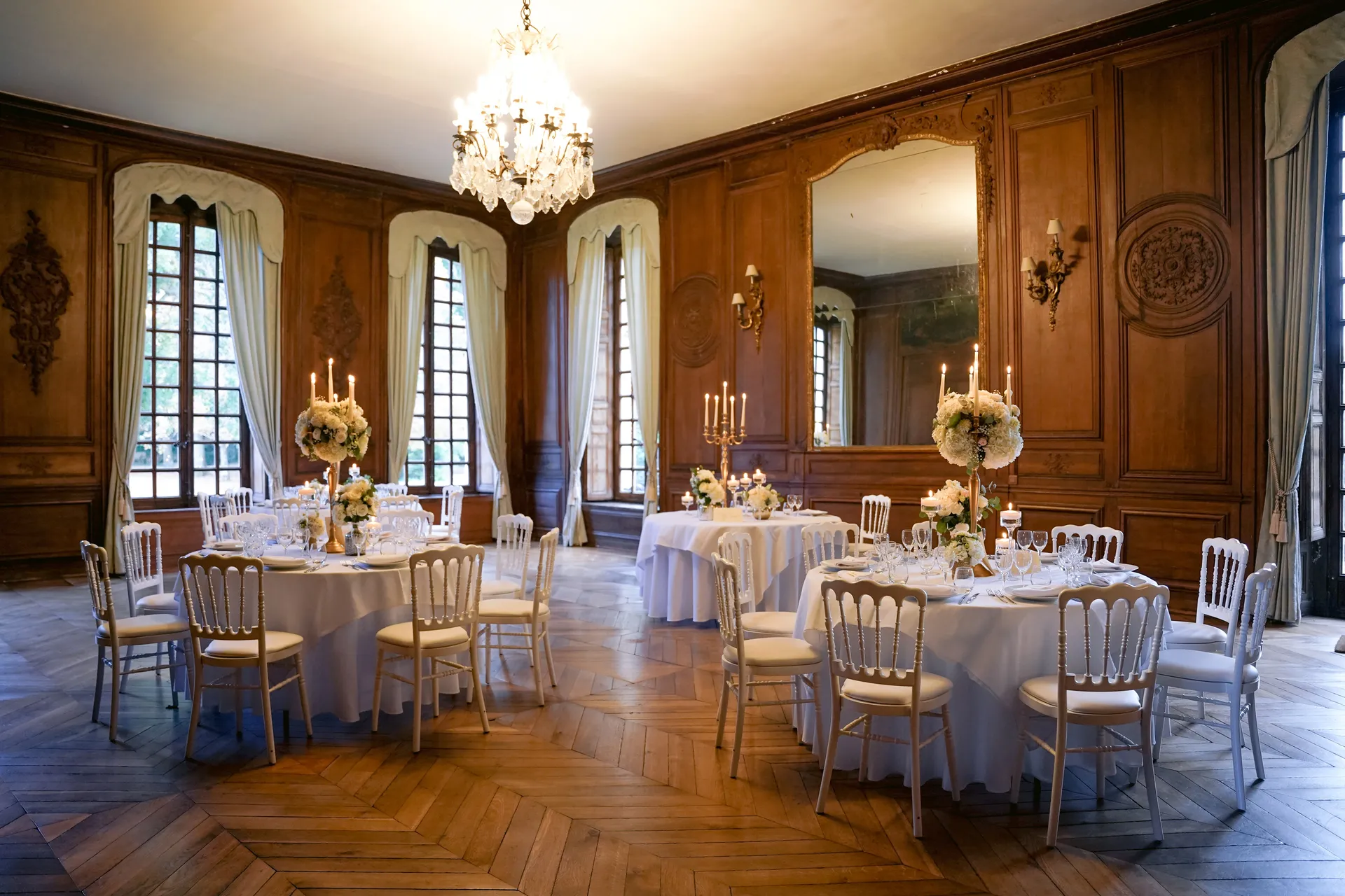 wedding dinner castle paris