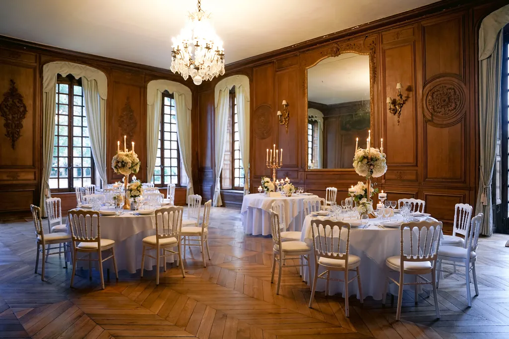 wedding dinner castle paris