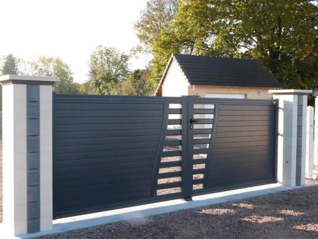 Installation de portail Aluminium tendance dans l'Eure 27