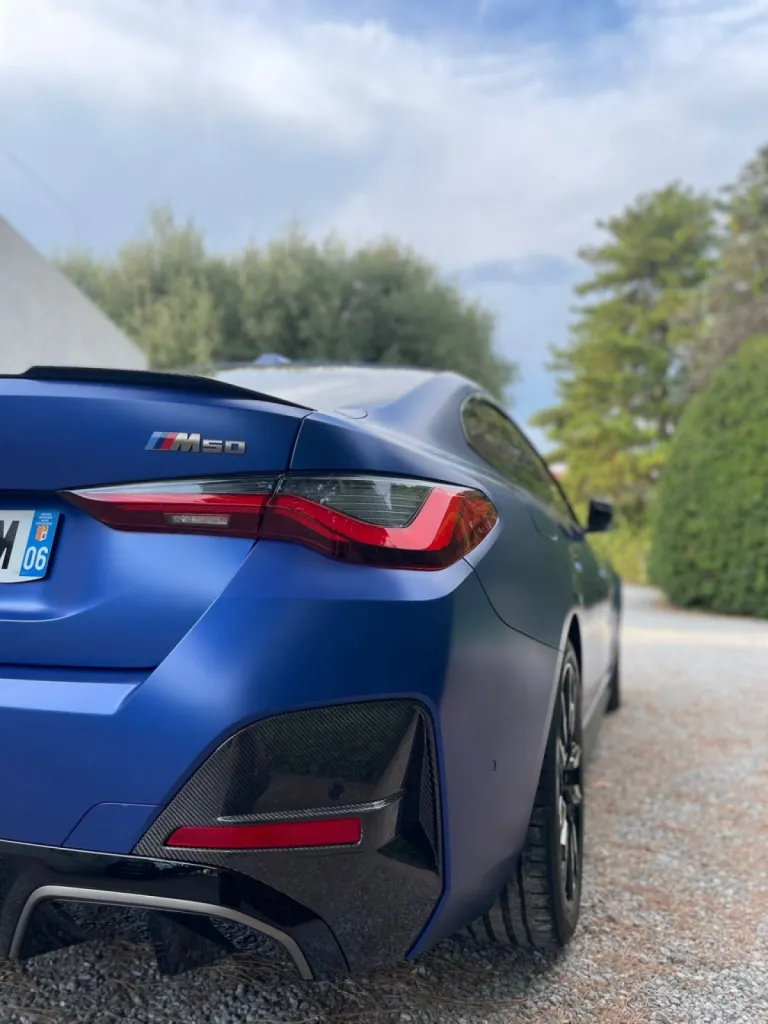 BMW I4 M50- PPF XPEL INTEGRAL - Riviera Detailing - Nice