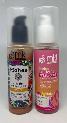 MKL  mohea Gelée Après-Soleil  pailletées au Monoi a la pharmacie du petit Bosquet dans 13012 a marseille
