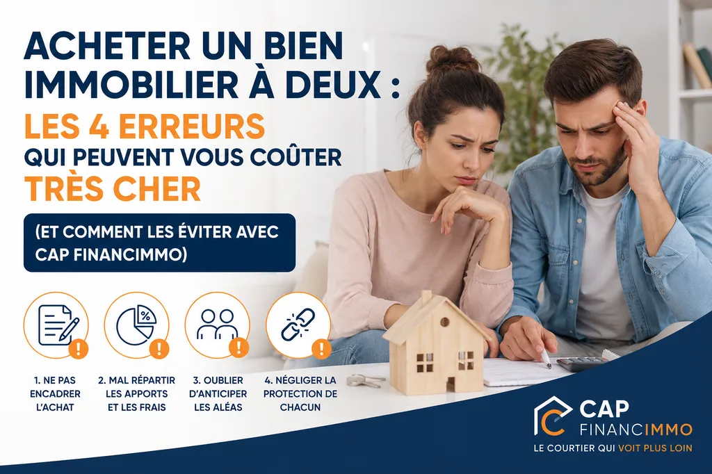Acheter un bien immobilier à deux à Bordeaux : les 4 erreurs qui peuvent vous coûter très cher