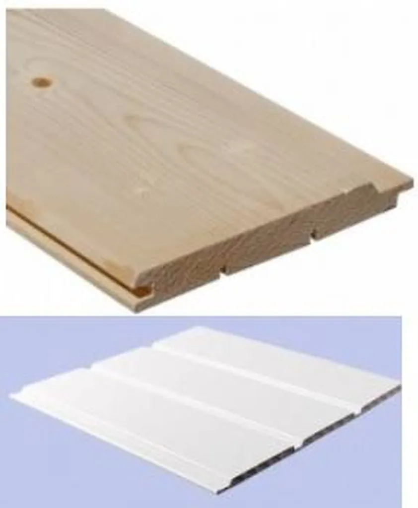 Ou trouvez des lames de lambris de bardage en bois ou en PVC blanc ou anthracite vers St Jeans en Royans.