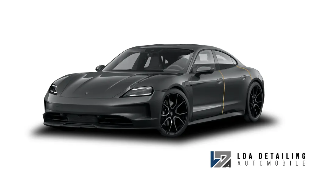 PPF Porsche Taycan Panamera pour protéger zones sensibles contre rayures manipulations et frottements répétés