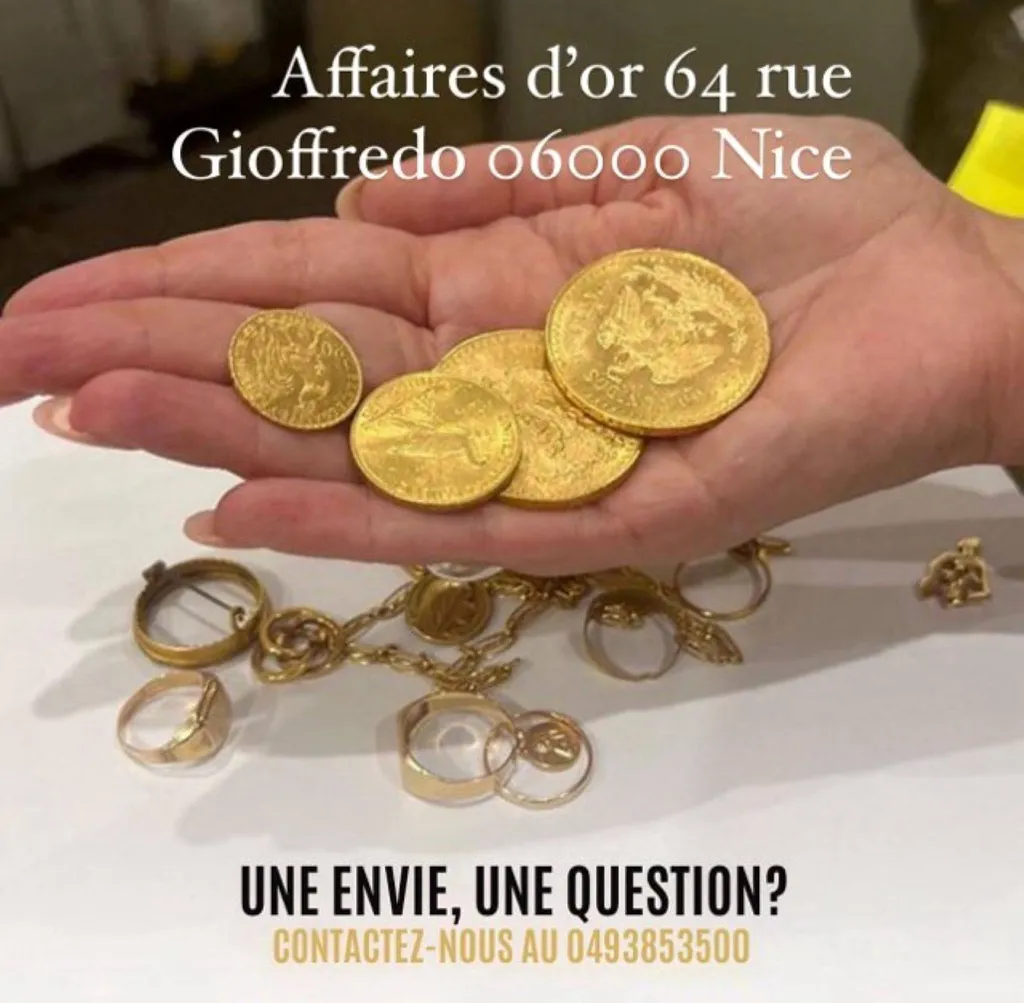Une envie, une question sur l'achat de votre or au meilleur prix à Nice? 