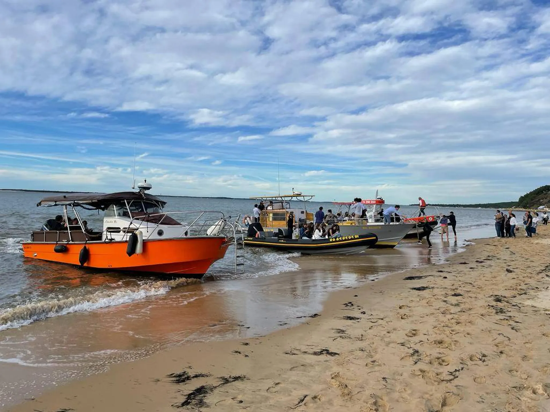 Bateau taxis privatisé sur le bassin d'Arcachon pour un séminaire 