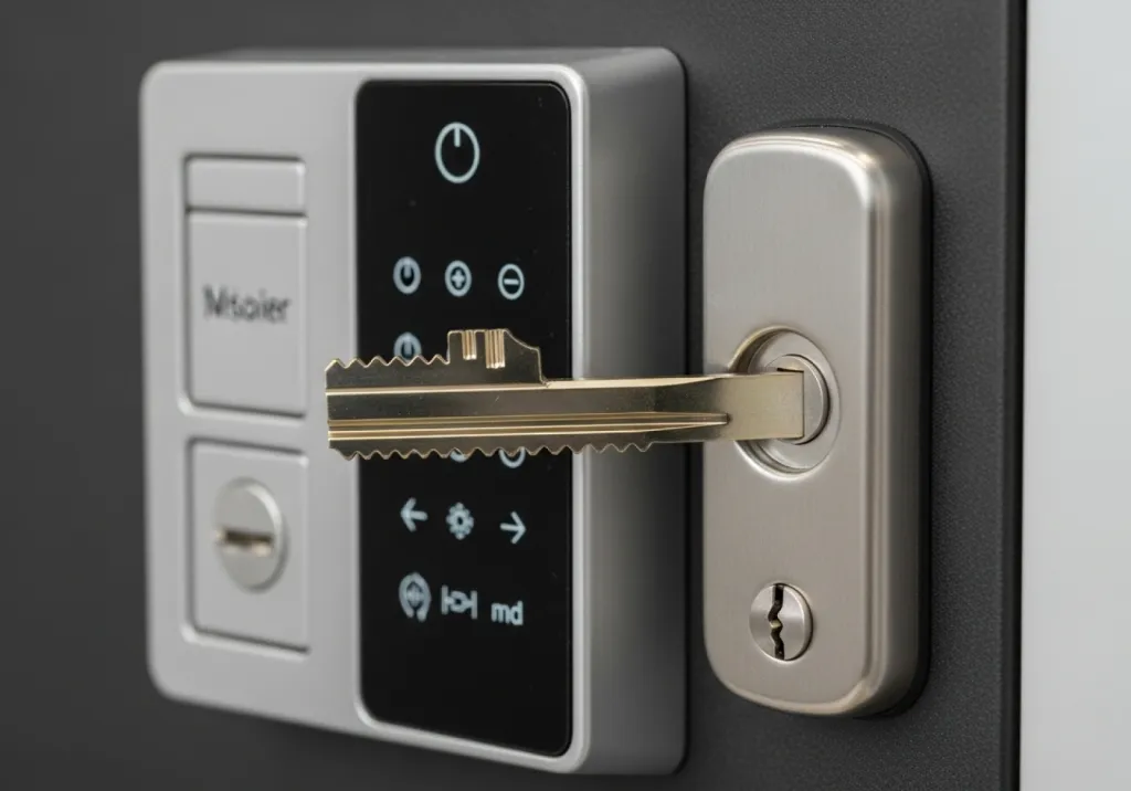 Dépannage express à Aubagne : clé cassée dans serrure électronique remplacée par un modèle biométrique dernière génération