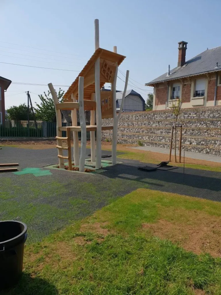 Réalisation d'une aire de jeux pour enfant en extérieur Le Havre