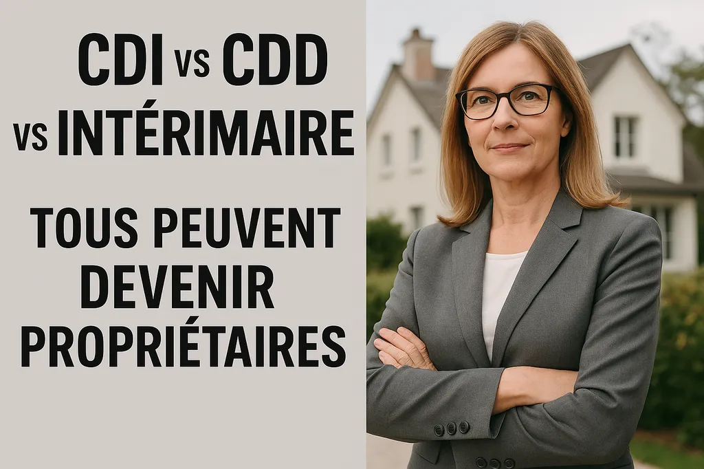 CDI vs CDD vs Intérimaire – Qui peut financer un achat à Bordeaux en 2026 ?