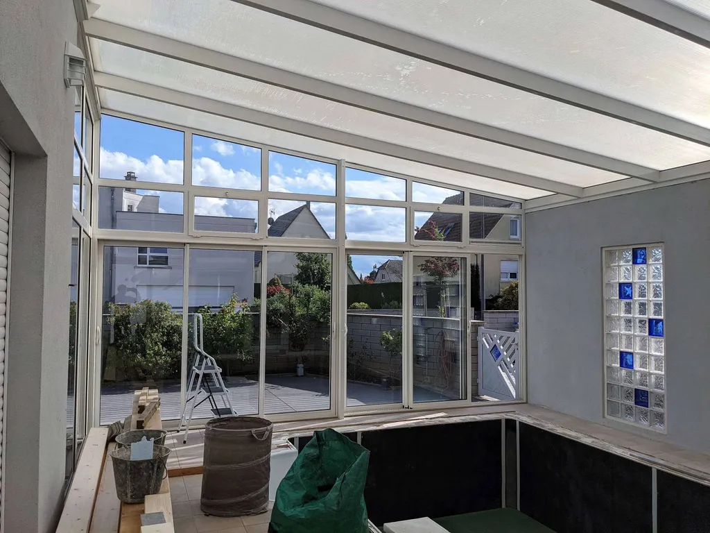 Rénovation de véranda avant travaux
